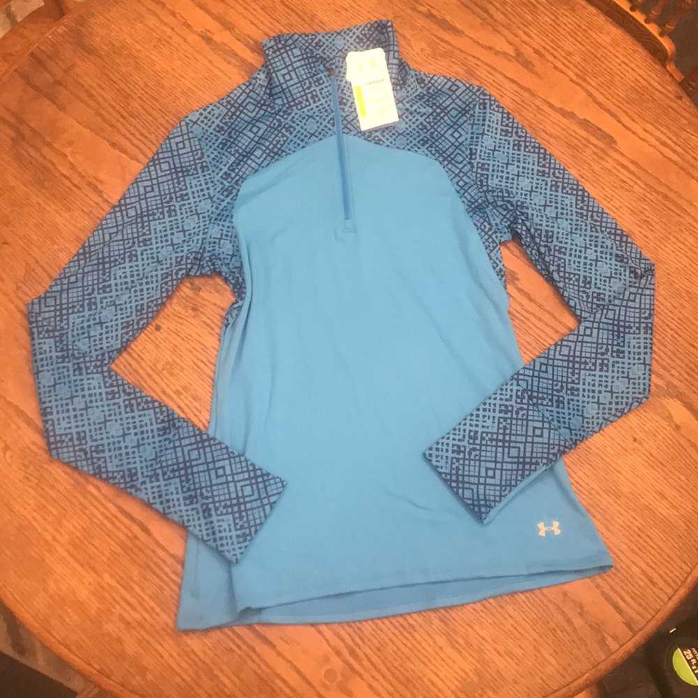 Under armour UA fitted running shirt cold gear L